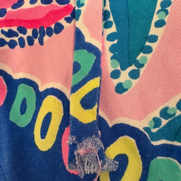 Lilly Pulitzer Katia Shorts in Chica Ticas Lilac Rose Size Large - Picture 4 of 11